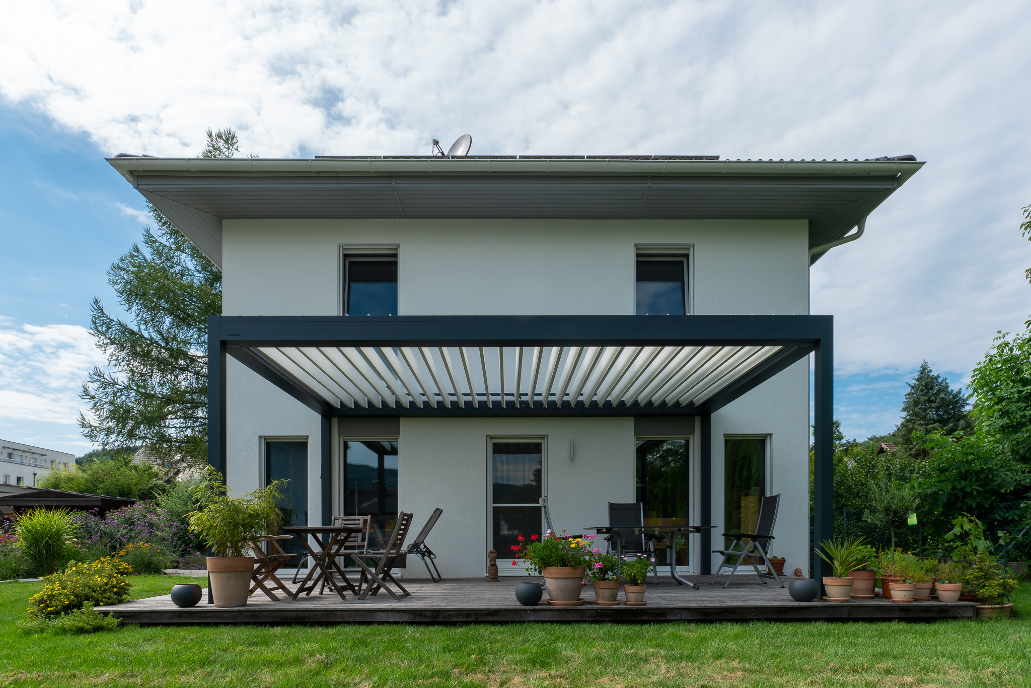 Lamellendach für Ihre Terrasse in Bruck an der Leitha.