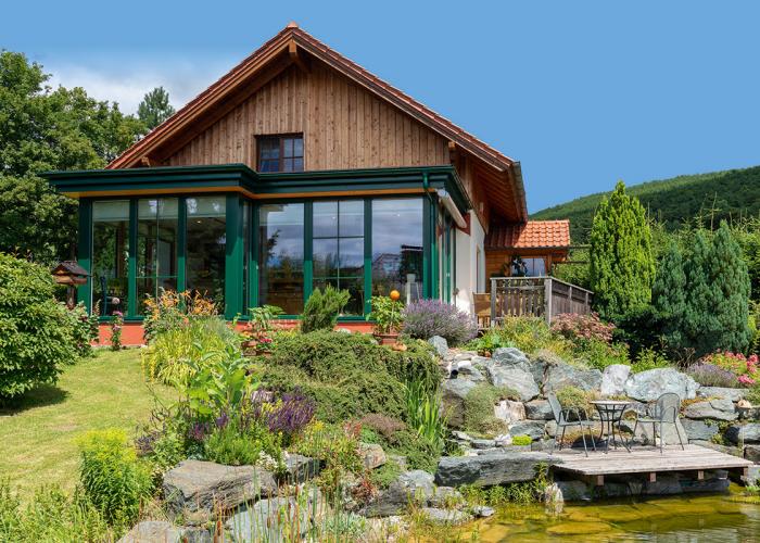 Wintergarten in Moosgrün in Neunkirchen