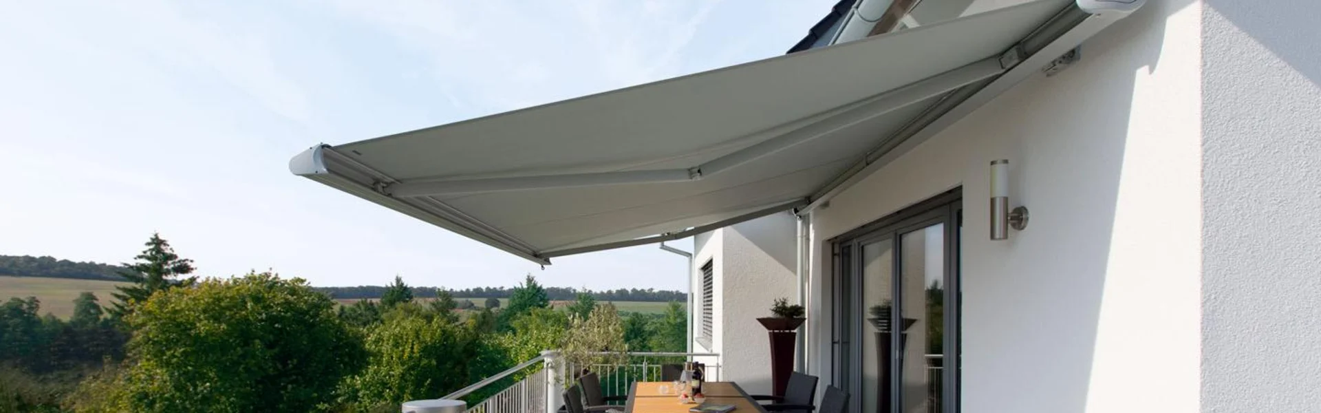 Sonnenschutz für eine Terrasse in Wien